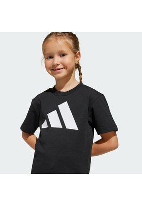 Camiseta Negra Adidas Essentials Niños