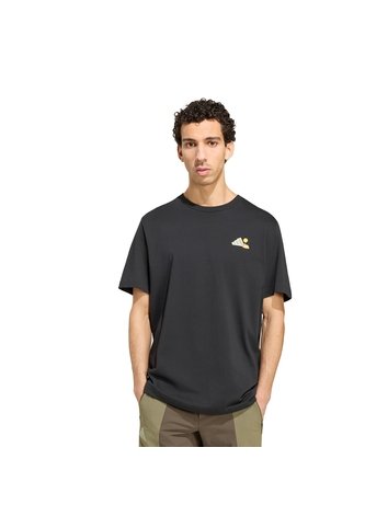 Camiseta Senderismo Negra Adidas Graphic Terrex Camper Hombre adidas Performance