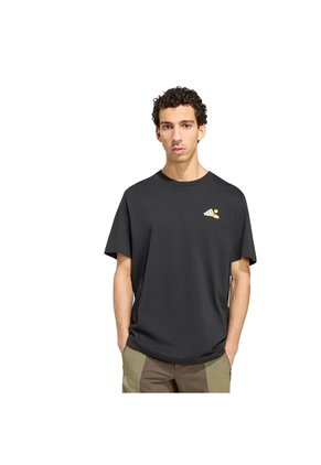Camiseta Senderismo Negra Adidas Graphic Terrex Camper Hombre