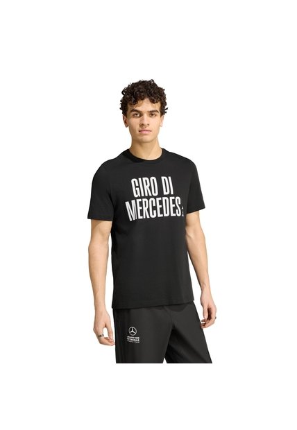 Camiseta Negra Adidas Imola 01 Mercedes AMG Petronas F1 Team Hombre
