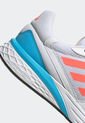 Tenis Running Blanco-Naranja Neón- Azul adidas Performance Response Run de adidas Performance