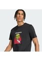 Camiseta Fútbol Negra Adidas Graphic Football Slogan Hombre de adidas Performance
