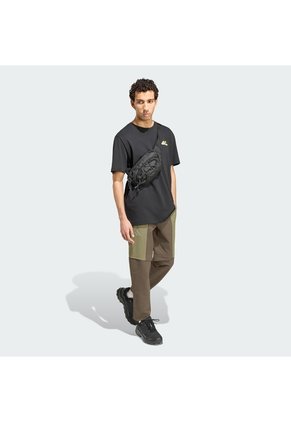Camiseta Senderismo Negra Adidas Graphic Terrex Camper Hombre