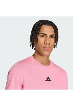 Camiseta Fútbol Blanca Adidas Graphic Football Category Hombre