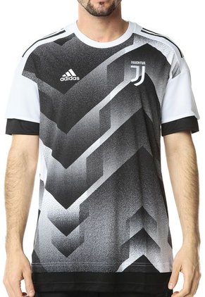 Camiseta Juventus Blanca-Negra adidas Performance Juve H Preshi