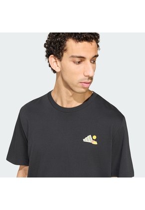 Camiseta Senderismo Negra Adidas Graphic Terrex Camper Hombre