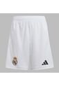 Shorts Adidas Kids Uniforme Local Real Madrid 24/25 - Blanco de adidas Performance