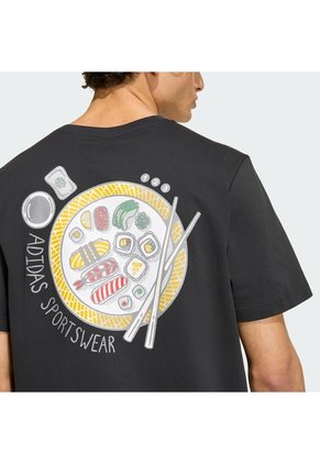 Camiseta Negra Adidas Graphic Sushi Logo Hombre