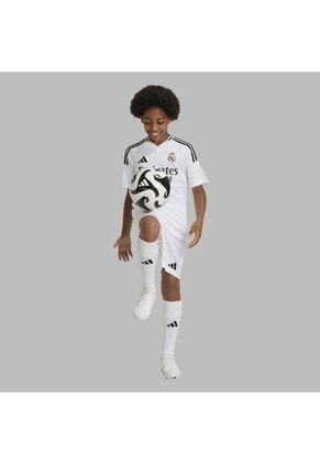 Shorts Adidas Kids Uniforme Local Real Madrid 24/25 - Blanco