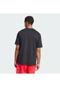 Camiseta Negra Adidas Essentials Linear Single Jersey Hombre de adidas Performance