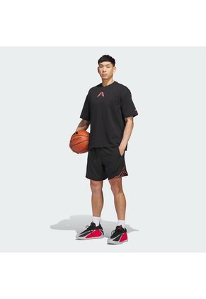 Camiseta Basketball Negra Adidas Anthony Edwards Believe That Hombre