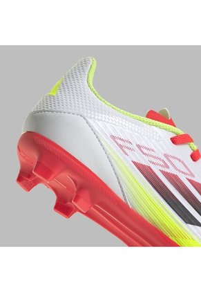 Guayos Adidas Kids F50 League FG/MG-Blanco-Rojo