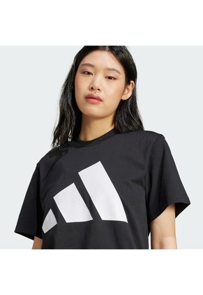 Camiseta Negra Adidas Essentials Mujer