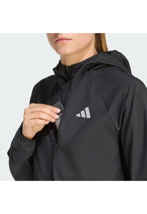 Chaqueta Running Negra Adidas Adi365 Essentials Mujer