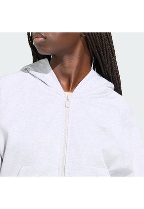 Buzo Gris Adidas Kit 3 Rayas Mujer
