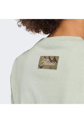 Camiseta Verde Adidas Graphic Camo Mujer