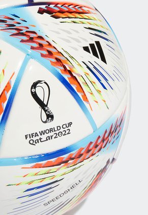 Balón de Fútbol Blanco-Multicolor adidas Performance Al Rihla Club Talla 1