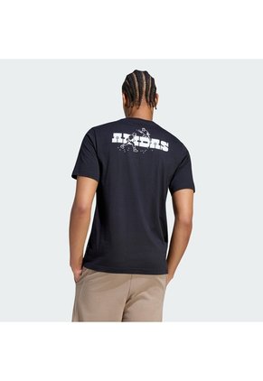 Camiseta Negra Adidas Graphic Novelty Pong Hombre