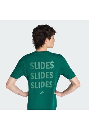 Camiseta Verde Adidas Graphic Summer SliMultiplicity Hombre