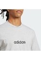 Camiseta Gris Adidas Essentials Linear Single Jersey Hombre de adidas Performance