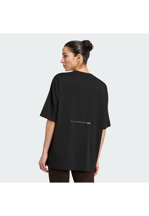 Camiseta Entrenamiento Negra Adidas Graphic Climacool Animal Mujer