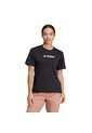 Camiseta Senderismo Negra Adidas Terrex Classic Logo Mujer de adidas Performance
