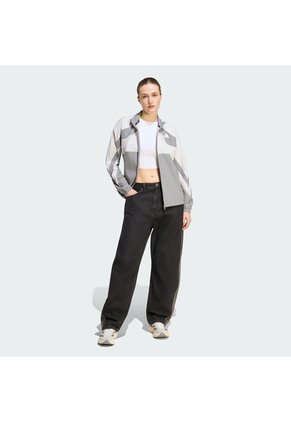 Chaqueta Running Gris Adidas Adizero Archive Mujer