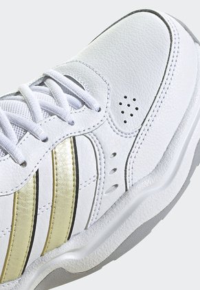 Tenis Training Blanco-Dorado-Negro adidas Performance Strutter