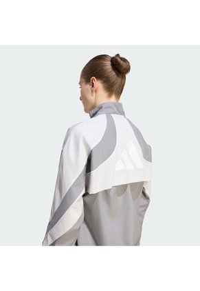 Chaqueta Running Gris Adidas Adizero Archive Mujer