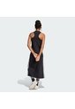 Vestido Negro Adidas Largo Racerback Essentials 3 Rayas Mujer de adidas Performance