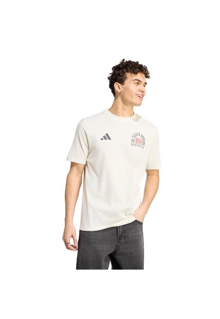 Camiseta Blanca Adidas Graphic Mercedes AMG Petronas F1 Team Silver Arrows 1955 Hombre