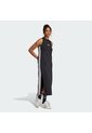 Vestido Negro Adidas Largo Racerback Essentials 3 Rayas Mujer de adidas Performance