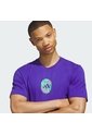 Camiseta Entrenamiento Morada Adidas Graphic Summer Flora Hombre de adidas Performance