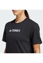Camiseta Senderismo Negra Adidas Terrex Classic Logo Mujer de adidas Performance
