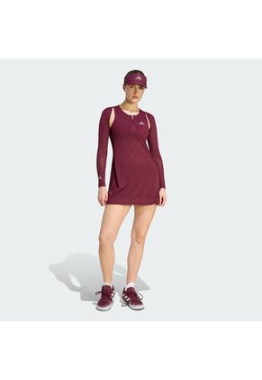 Vestido Tenis Vinotinto Adidas Climacool Pro Encaje Mujer