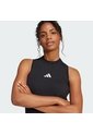 Vestido Negro Adidas Largo Racerback Essentials 3 Rayas Mujer de adidas Performance