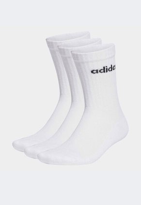 Medias X3 adidas Performance Linear Crew Blanco