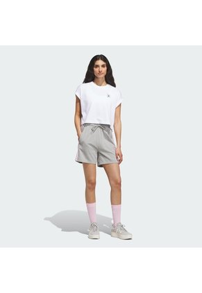 Camiseta Blanca Adidas Graphic Three Flowers Mujer