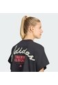 Camiseta Entrenamiento Negra Adidas Estampada Primelift Mujer de adidas Performance