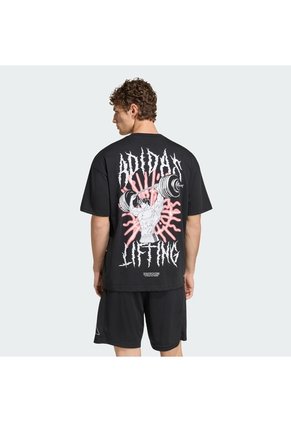 Camiseta Entrenamiento Negra Adidas Graphic Climacool Animal Hombre