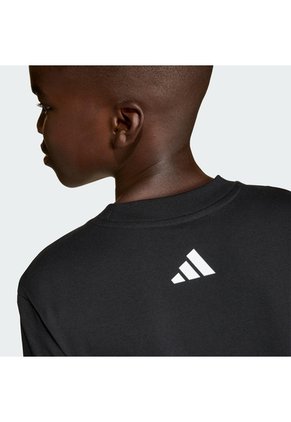Camiseta Negra Adidas Essentials Niños