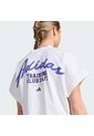 Camiseta Entrenamiento Blanca Adidas Estampada Primelift Mujer de adidas Performance