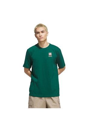 Camiseta Verde Adidas Graphic Emblem Hombre