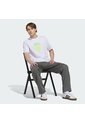 Camiseta Entrenamiento Blanca Adidas Graphic Sunny Palms Hombre de adidas Performance
