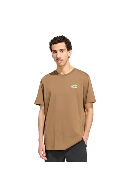 Camiseta Senderismo Verde Adidas Graphic Terrex Camper Hombre