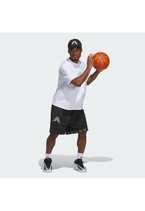 Camiseta Basketball Blanca Adidas Scary Good Anthony Edwards Hombre