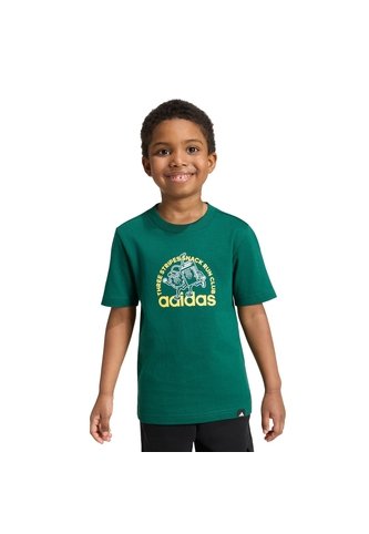 Camiseta Verde Adidas Snacks Graphic Niños adidas Performance