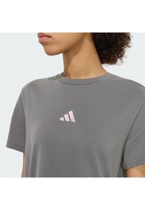Camiseta Gris Adidas Graphic Animal 1 Mujer