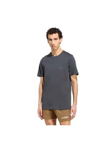 Camiseta Senderismo Gris Adidas Graphic Terrex Mountain Hombre adidas Performance