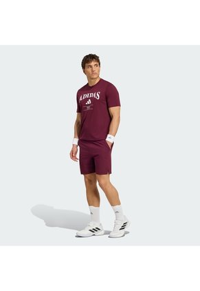 Camiseta Tenis Vinotinta Adidas Estampada Heritage Hombre